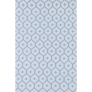 Elizabeth Blue/Brown Vintage Indoor/Outdoor Area Rug