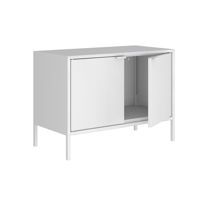 Ebern Designs Rayford Low Wide Storage Cabinet Wayfair
