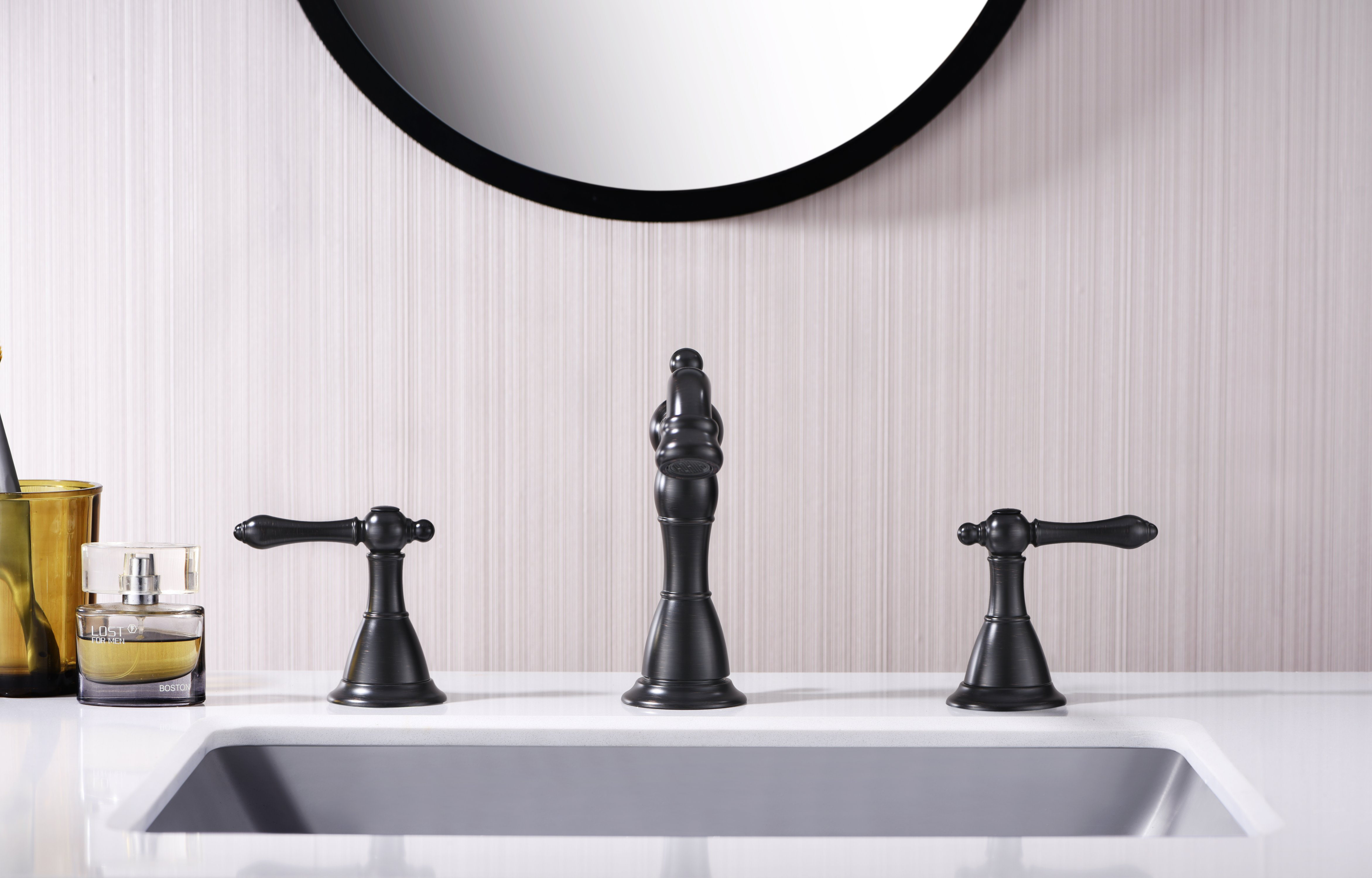 Ultra Faucets Prime Two Handle Lavatory Widespread Bathroom Faucet With Drain Assembly Reviews Wayfair