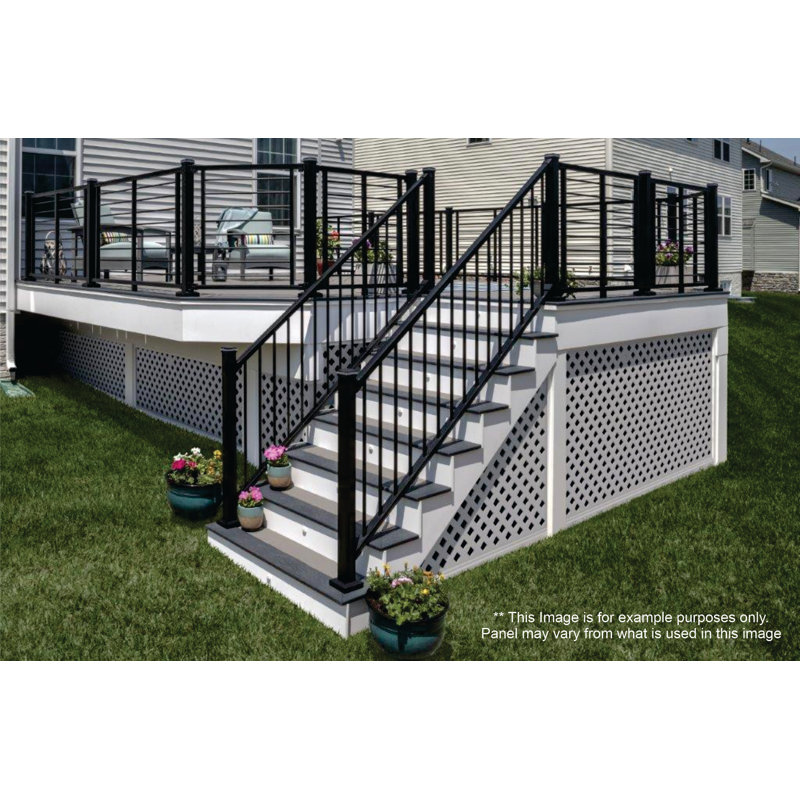 Trex Latticeworks 4 Ft H X 2 Ft W Diamond Vinyl Privacy Screen Wayfair