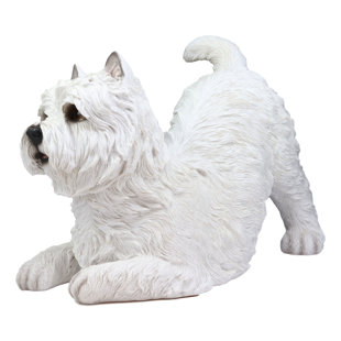 Set of 4 3dRose cst/_23301/_3 West Highland Terrier Westie Westie in Costume Witch Halloween Westie Dog-Ceramic Tile Coasters