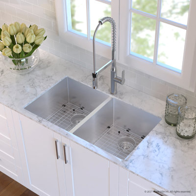 Handmade 16 Gauge Stainless Steel 32 75 L X 19 W Undermount