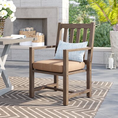 Woodlands Patio Dining Chair Woodard Cushion Color Mojito Wintergreen Frame Color Textured Black