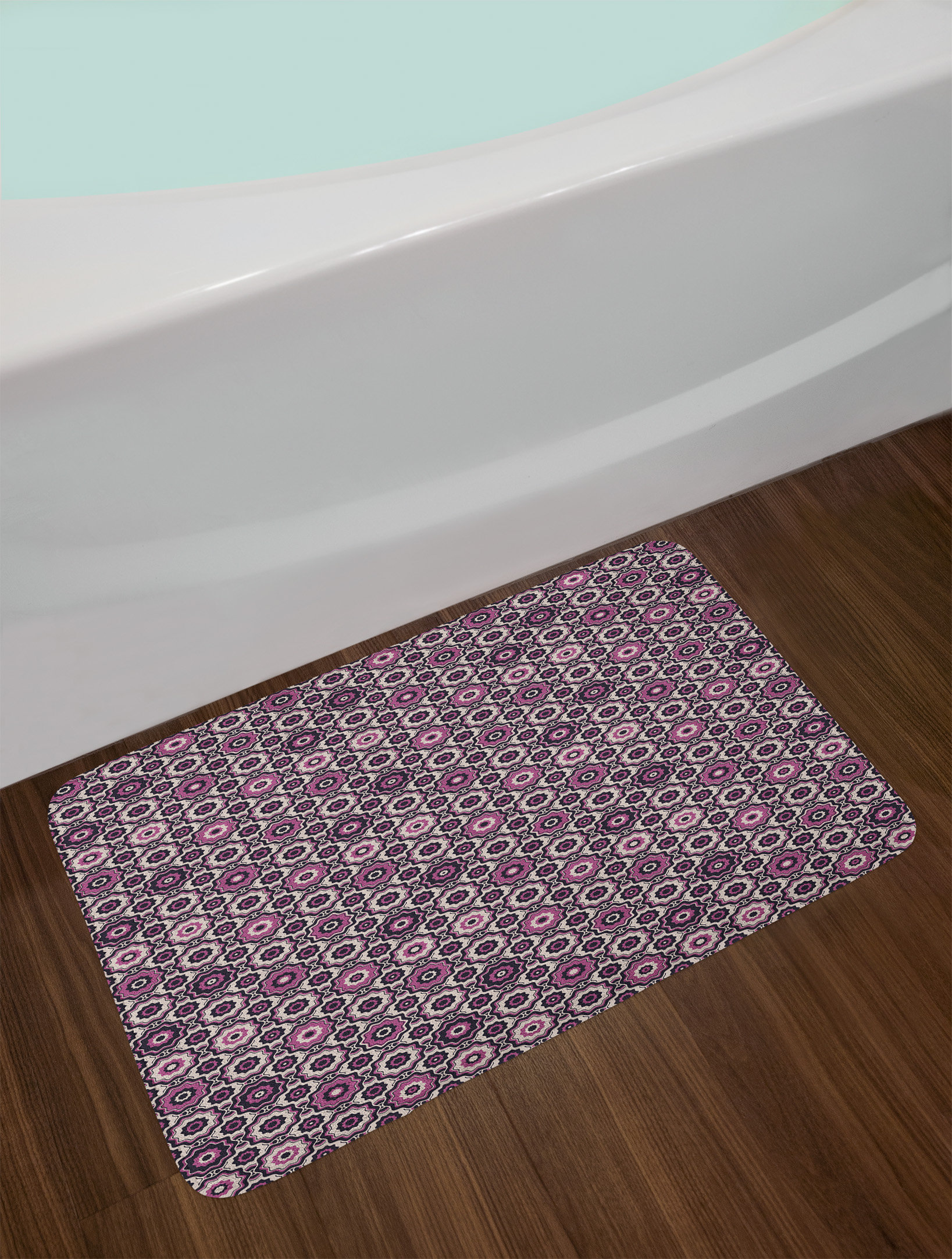 East Urban Home Alluring Purple Bath Rug Wayfair