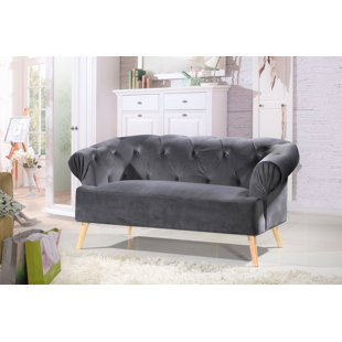 Aahil Chesterfield Loveseat by Mercer41 New Design