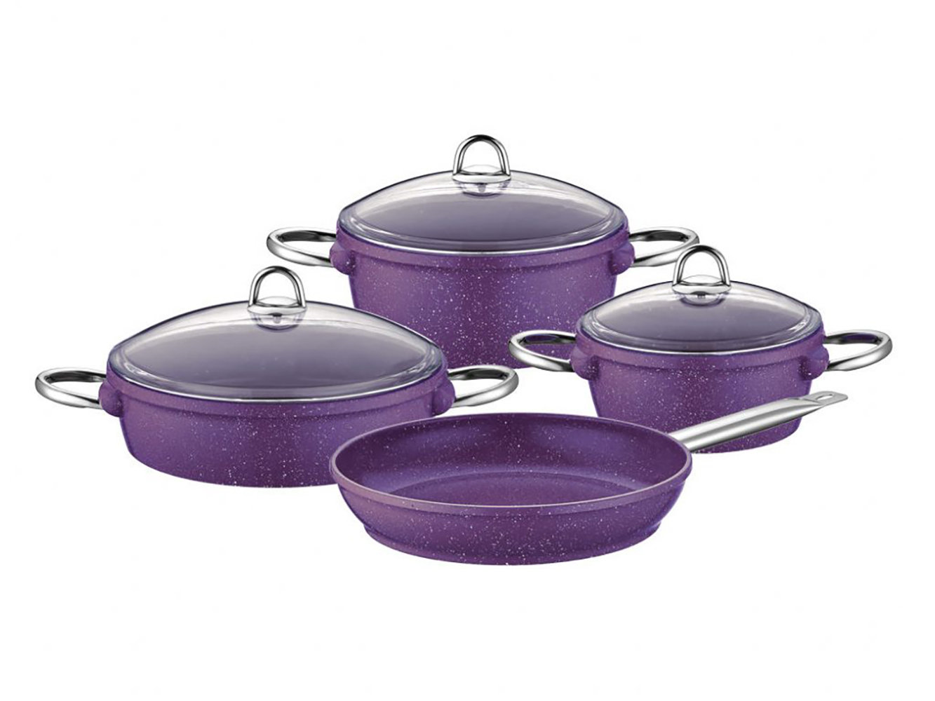 Homedora Vision Die 7 Piece Cast Iron Non Stick Cookware Set Wayfair