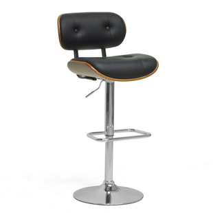 Go to store & view more images Latitude Run Calla Adjustable Height Swivel Bar Stool