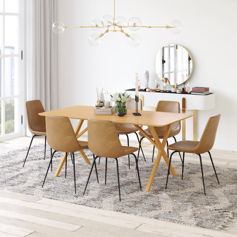 Union Rustic Ryans Upholstered Dining Chair Reviews Wayfair
