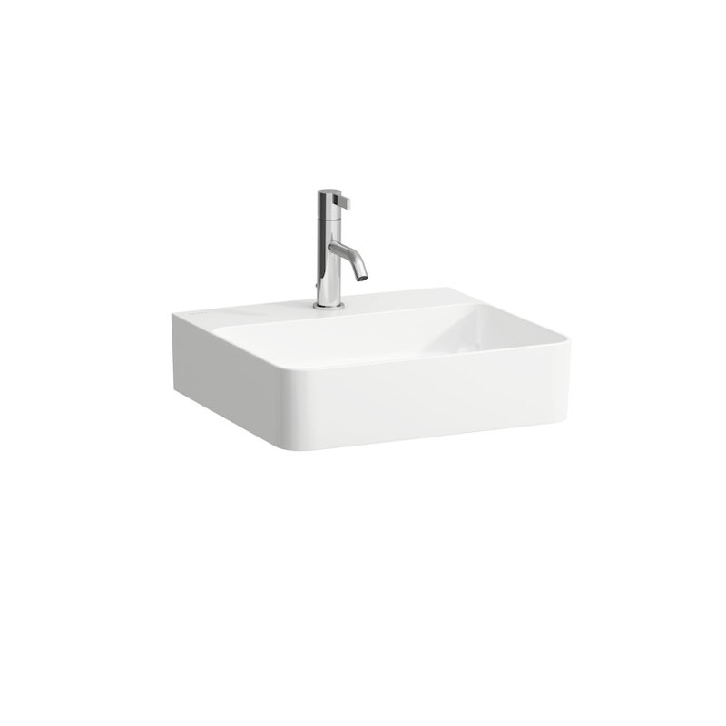 Laufen Val Ceramic White Ceramic Rectangular Wall Mount Bathroom Sink With Overflow Perigold