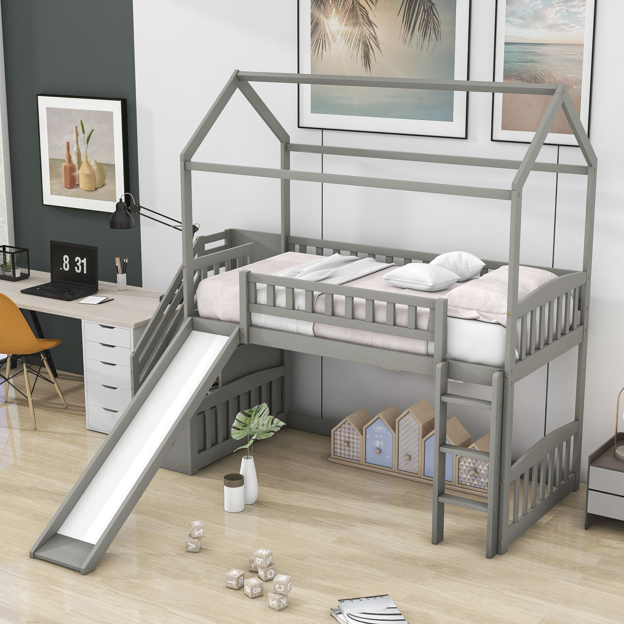 Harper Orchard Casitas Twin Loft Bed by Harper Orchard | Wayfair