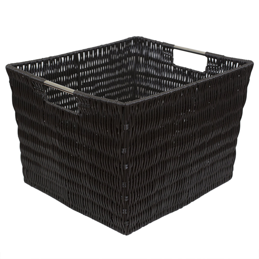 X Large Decorative Weave Plastic Bin X Large Decorative Weave Plastic Bin