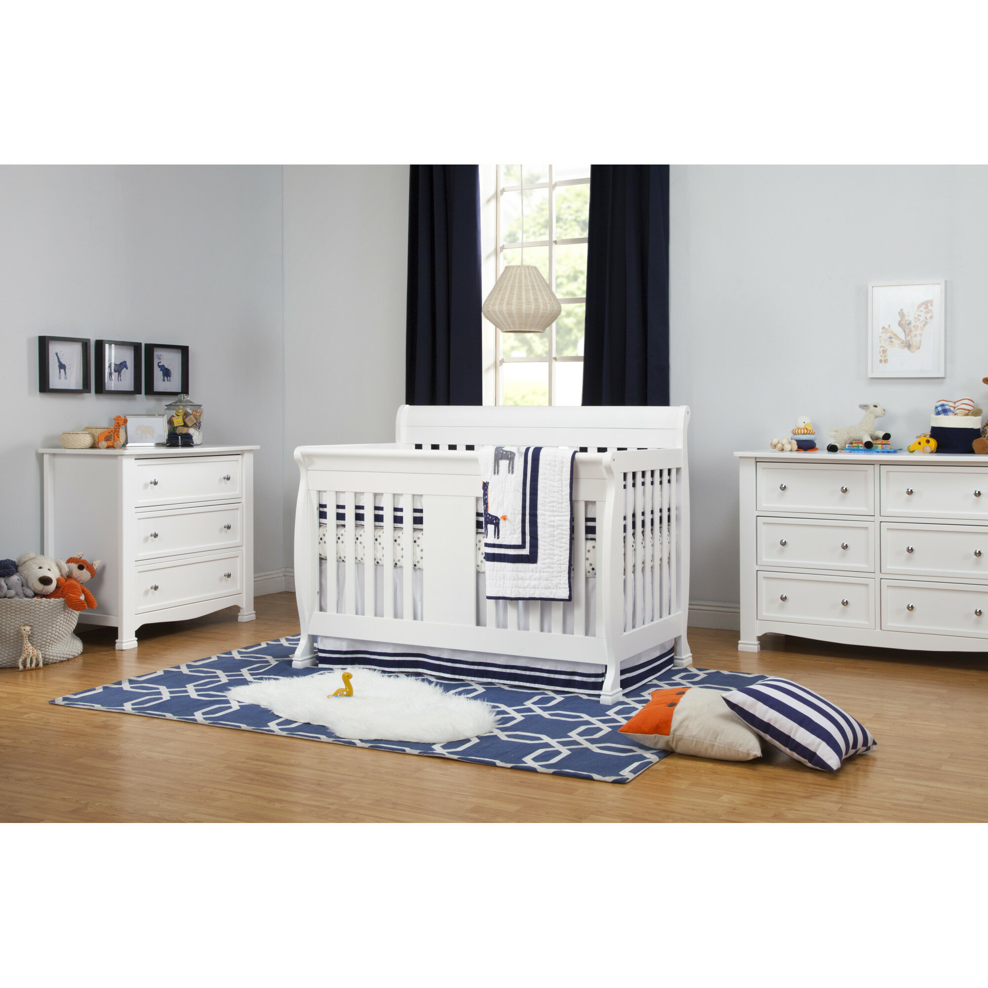 Davinci Porter 4 In 1 Convertible 3 Piece Nursery Furniture Set