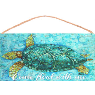 Sea Turtle Decor Wayfair Sea Turtle Wood Sign Wall Decor