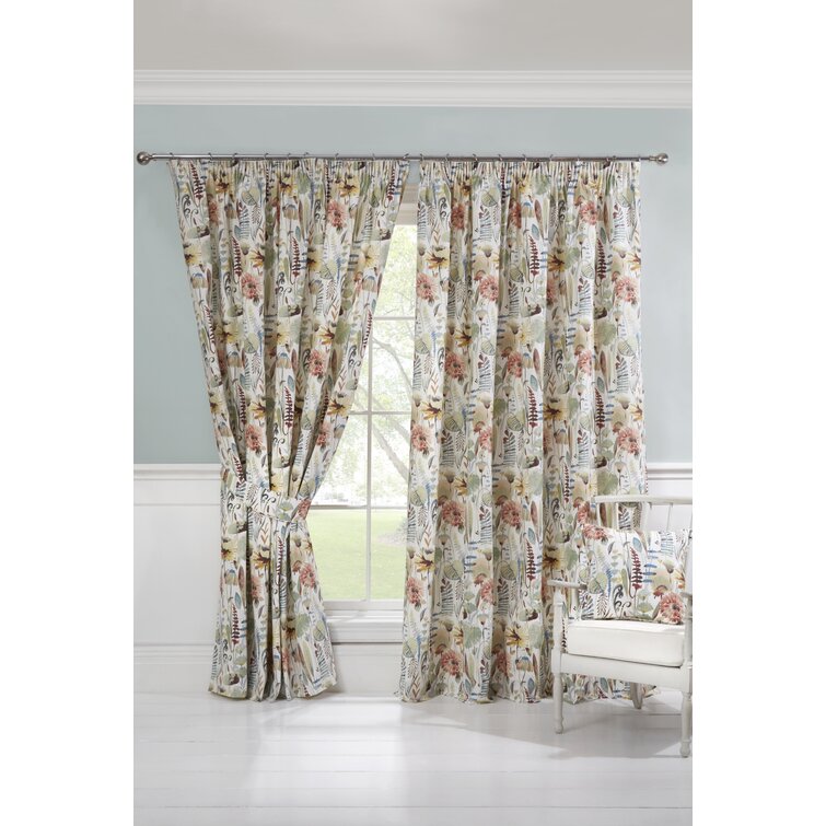 17 Stories Alohi Pencil Pleat Room Darkening Thermal Curtains Reviews Wayfair Co Uk