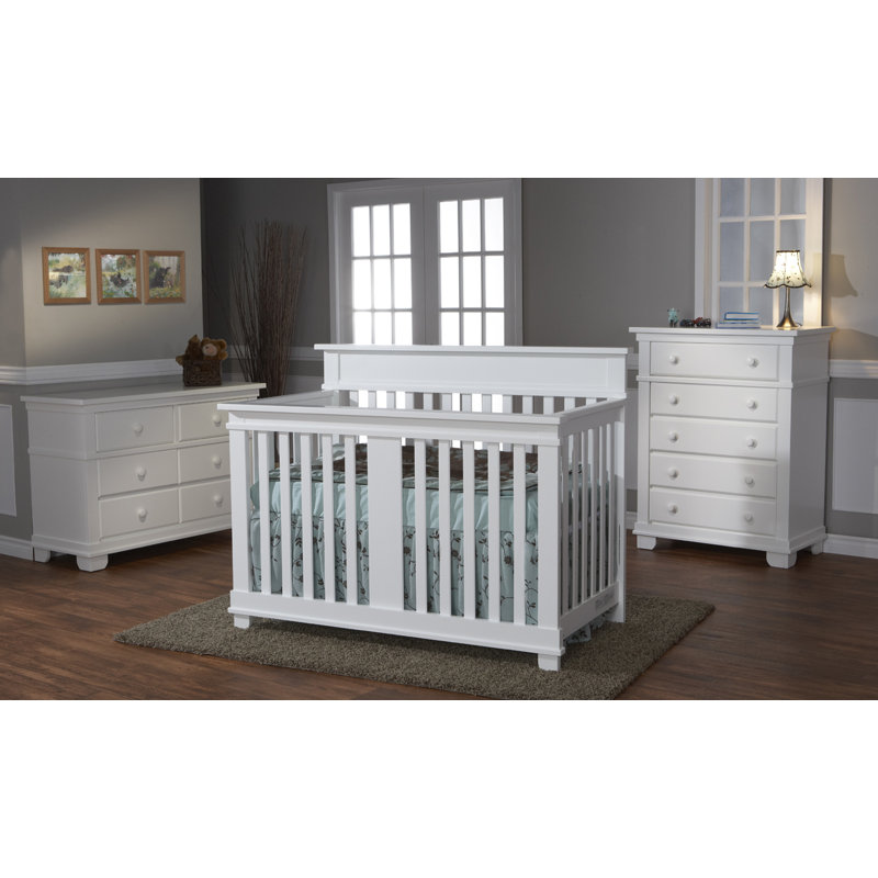 Harriet Bee Mallie Standard 4 In 1 Convertible Crib Wayfair