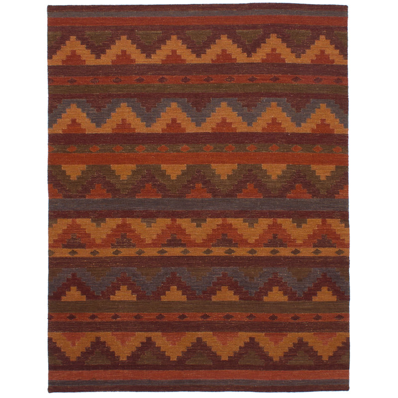 Loon Peak Mowery Handmade Kilim Wool Dark Red Area Rug Wayfair Mowery Handmade Kilim Wool Dark Red Area Rug