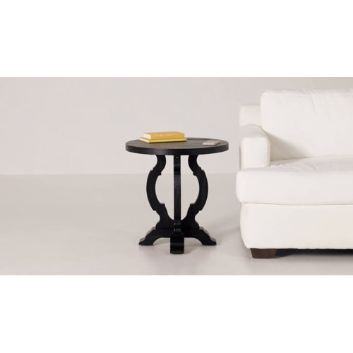 francesca pedestal end table