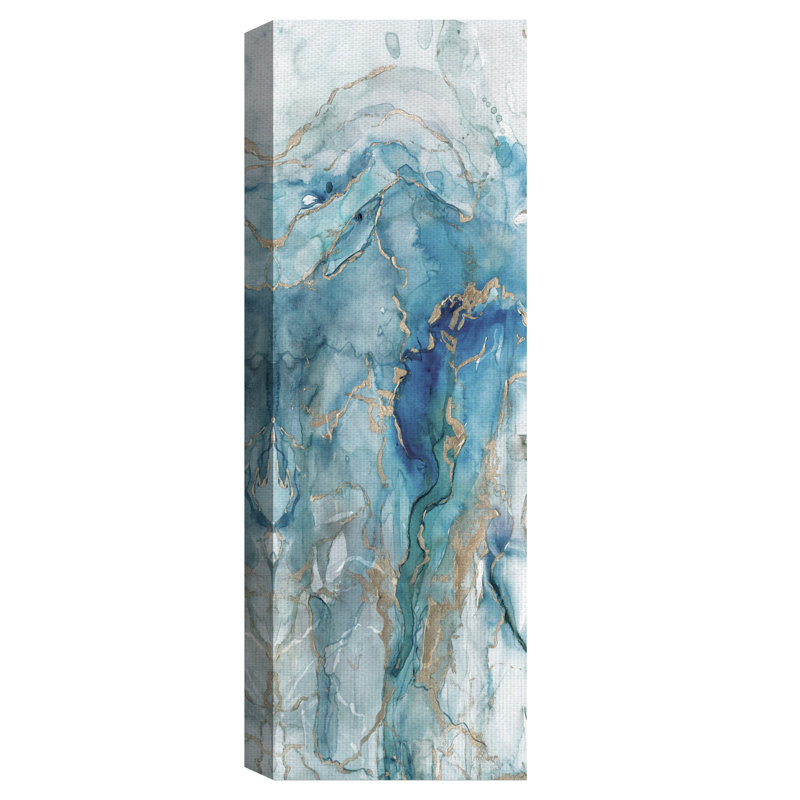 Mercer41 Abstract Lapis Light Panel I Acrylic Painting Print On