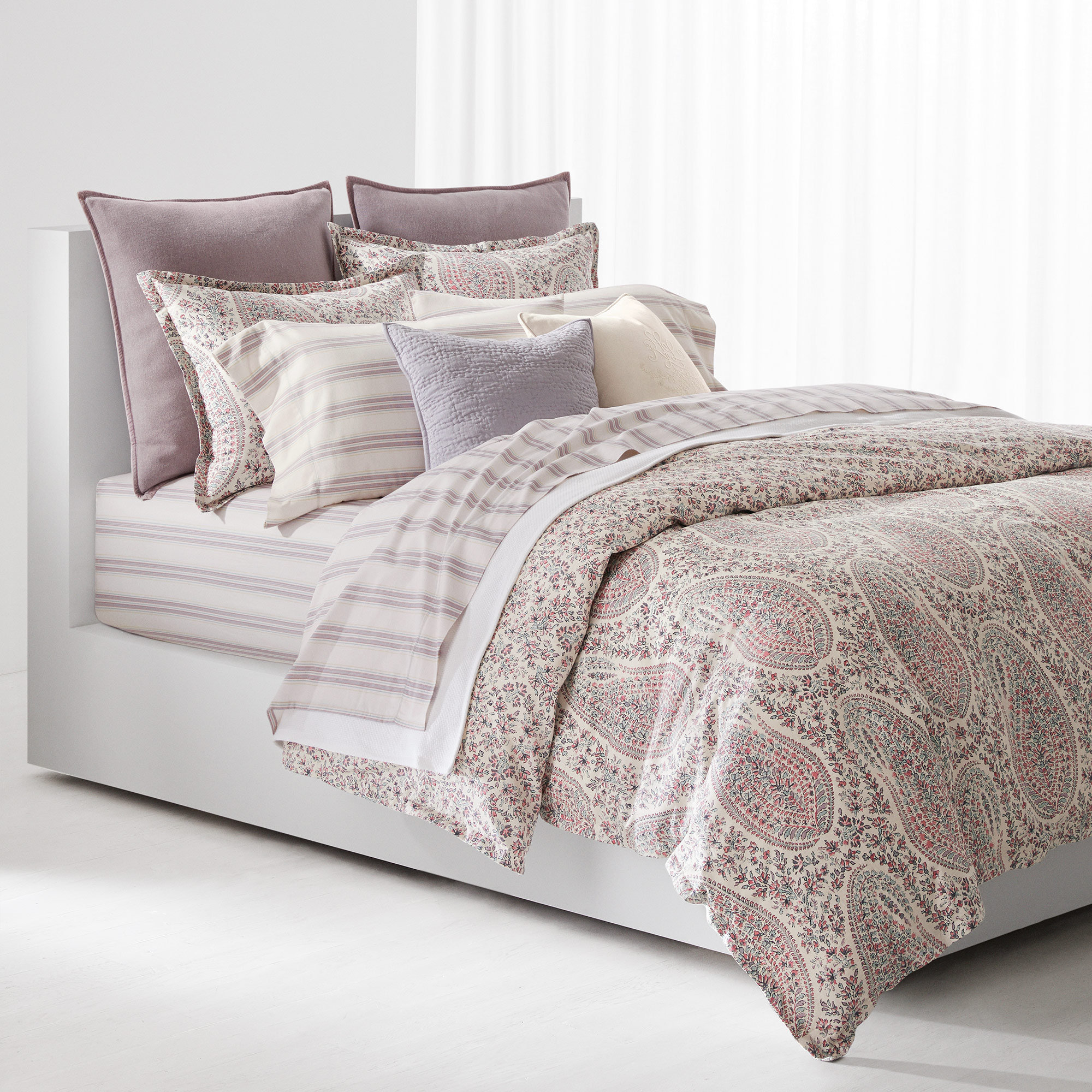 Lauren Ralph Lauren Claudia 100% Cotton Sateen Comforter Set & Reviews |  Wayfair