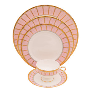 Discovery Bone China 5 Piece Place Setting, Service for 1 (Set of 4)
