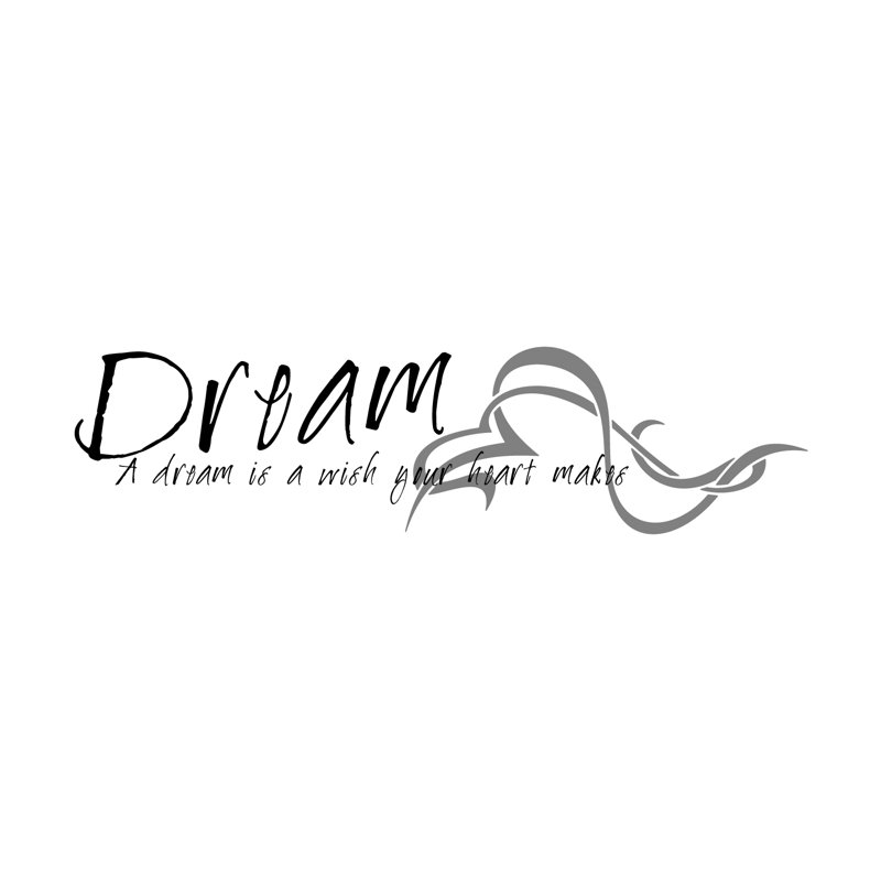 Winston Porter Dream A Dream Is A Wish Your Heart Makes Wall Decal Reviews Wayfair Ca
