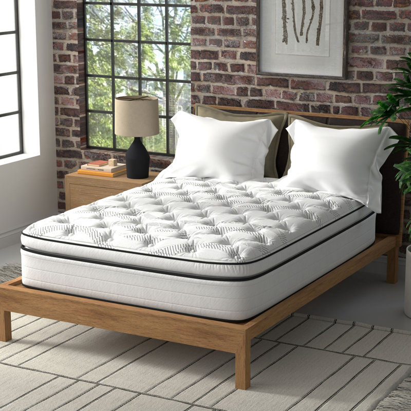 Wayfair Sleep Medium Hybrid Mattress Mattress Size: Queen, Mattress Thickness: 14"
