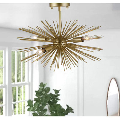 Gelinda 4 -Light 26.37" Semi flush mount