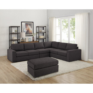 Gosnell Reversible Modular Sectional with Ottoman by Greyleigh