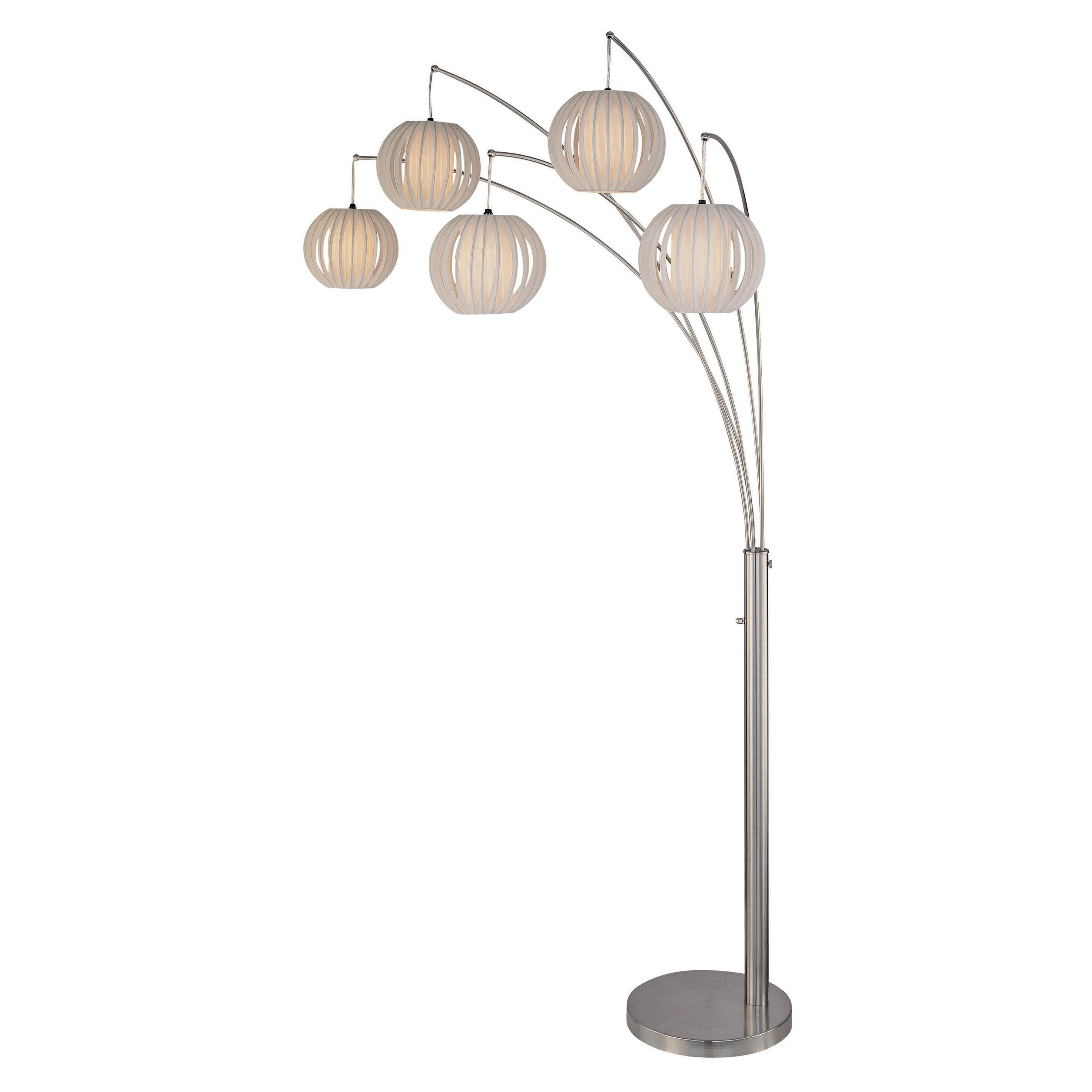 arched multi light floor lamp