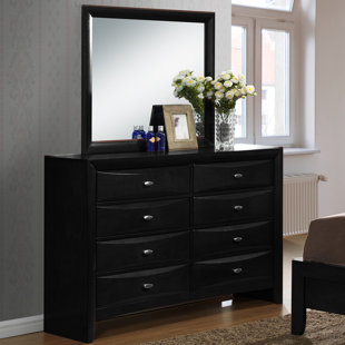 Go to store & view more images Plumwood 8 Drawer Double Dresser with Mirror by Red Barrel Studio