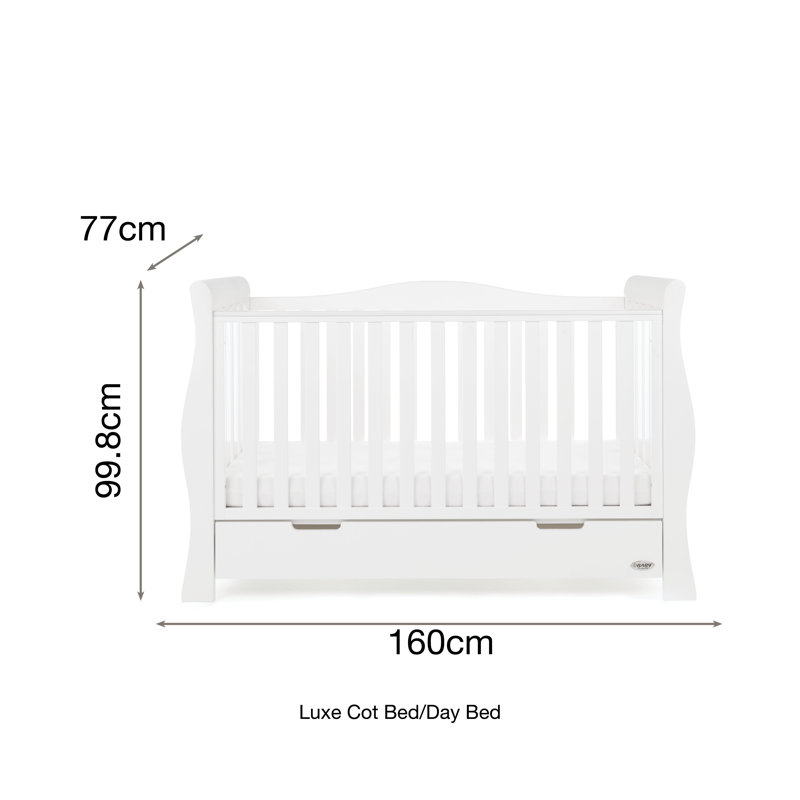 stamford luxe cot bed