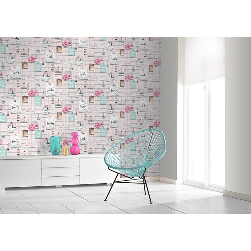 East Urban Home Hello Gorgeous 10m X 53cm Wallpaper Roll Wayfair