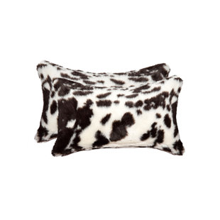 Weehawken Brownsville Faux Fur Lumar Pillow (Set Of 2) by Millwood Pines Comparison