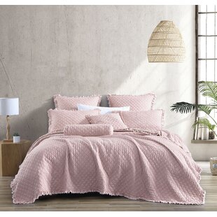 pale pink quilt