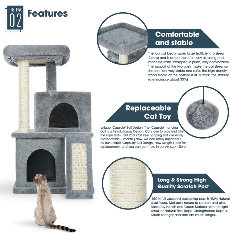 cat tree replacement toys