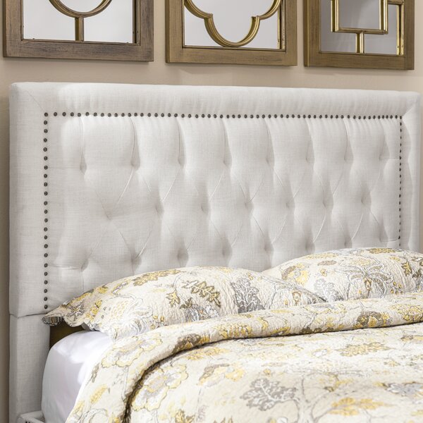 Lark Manor Djibril Square Upholstered Panel Headboard & Reviews | Wayfair