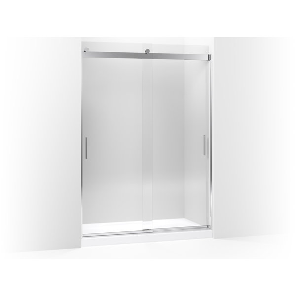Kohler Levity Sliding Shower Door 82 H X 56 625 59 W With 0 3125 Thick Crystal Clear Gl And Blade Handles Kohler Levity Sliding Shower Door 82 H X 56 625 59 W With 0 3125 Thick Crystal Clear Gl And Blade Handles