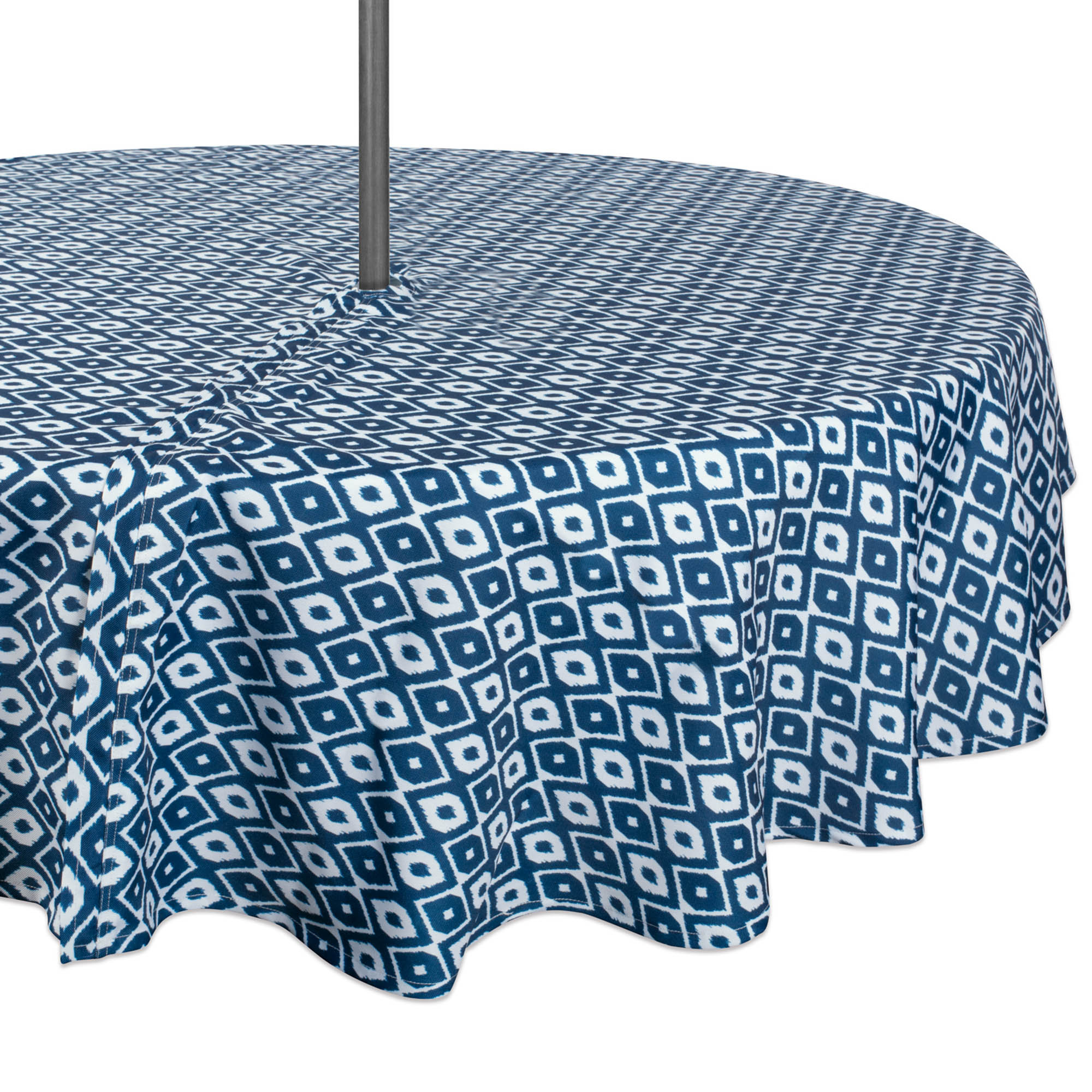 Bungalow Rose Brunson Ikat Outdoor Umbrella Tablecloth With Zipper Reviews Wayfair