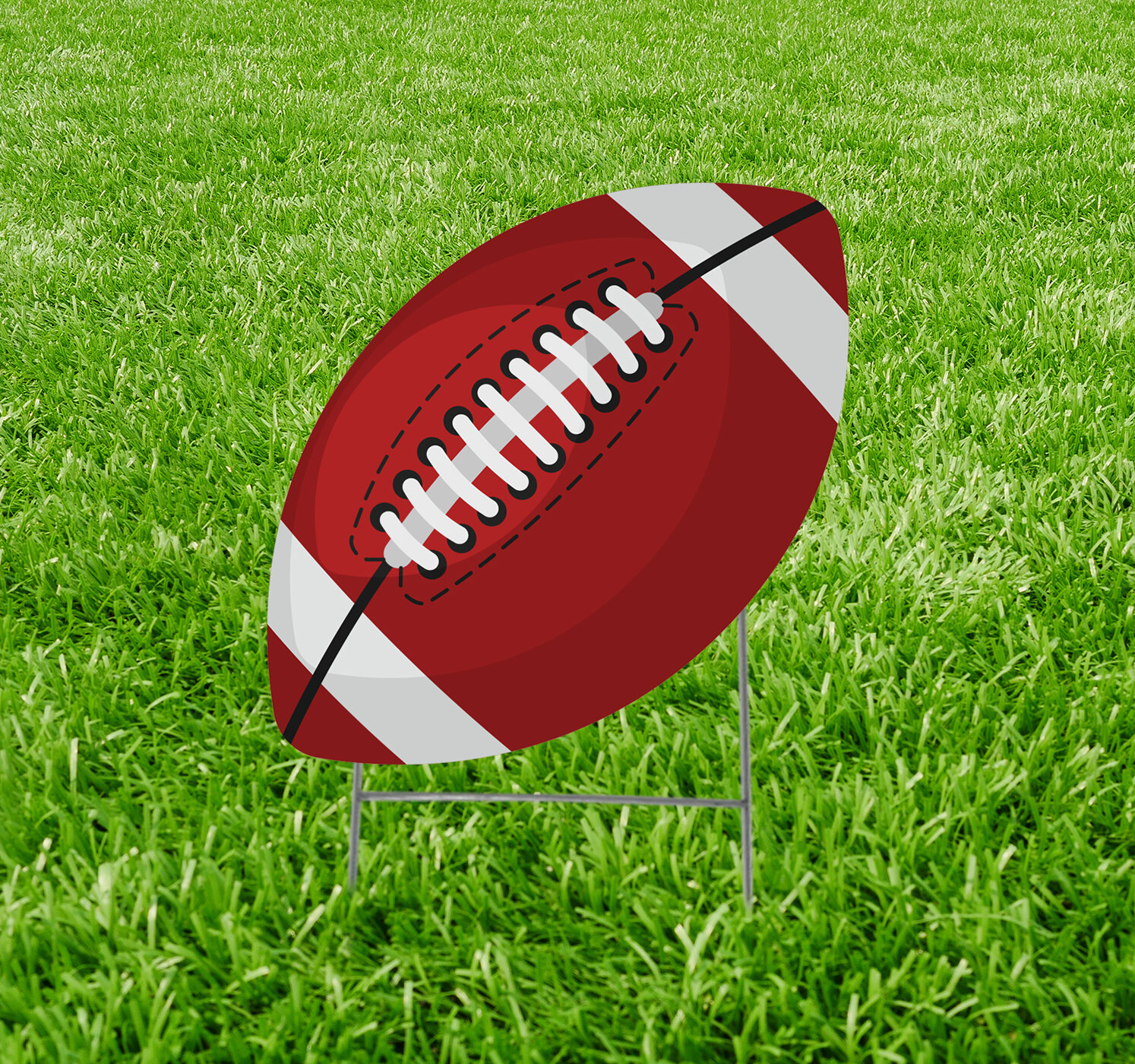 Trinx Football Yard Garden Stake | Wayfair