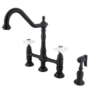 Farmhouse Rustic Bronze Kitchen Faucets Birch Lane