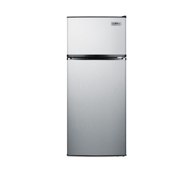 Summit Appliance Thin Line 10.3 cu.ft. Energy Star Counter Depth Top Freezer Refrigerator Finish: Stainless Steel