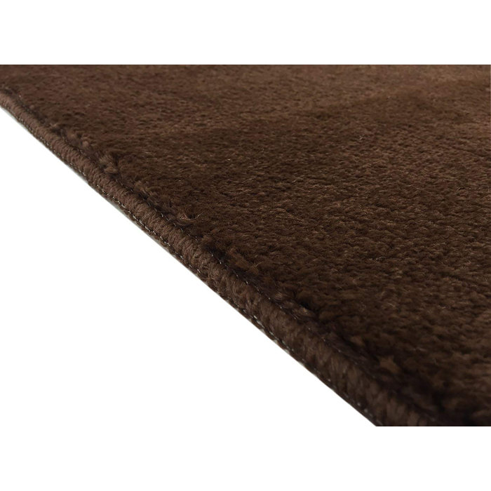 Latitude Run Comfy Solid Colour Runner Area Rug 26 Inch Width And