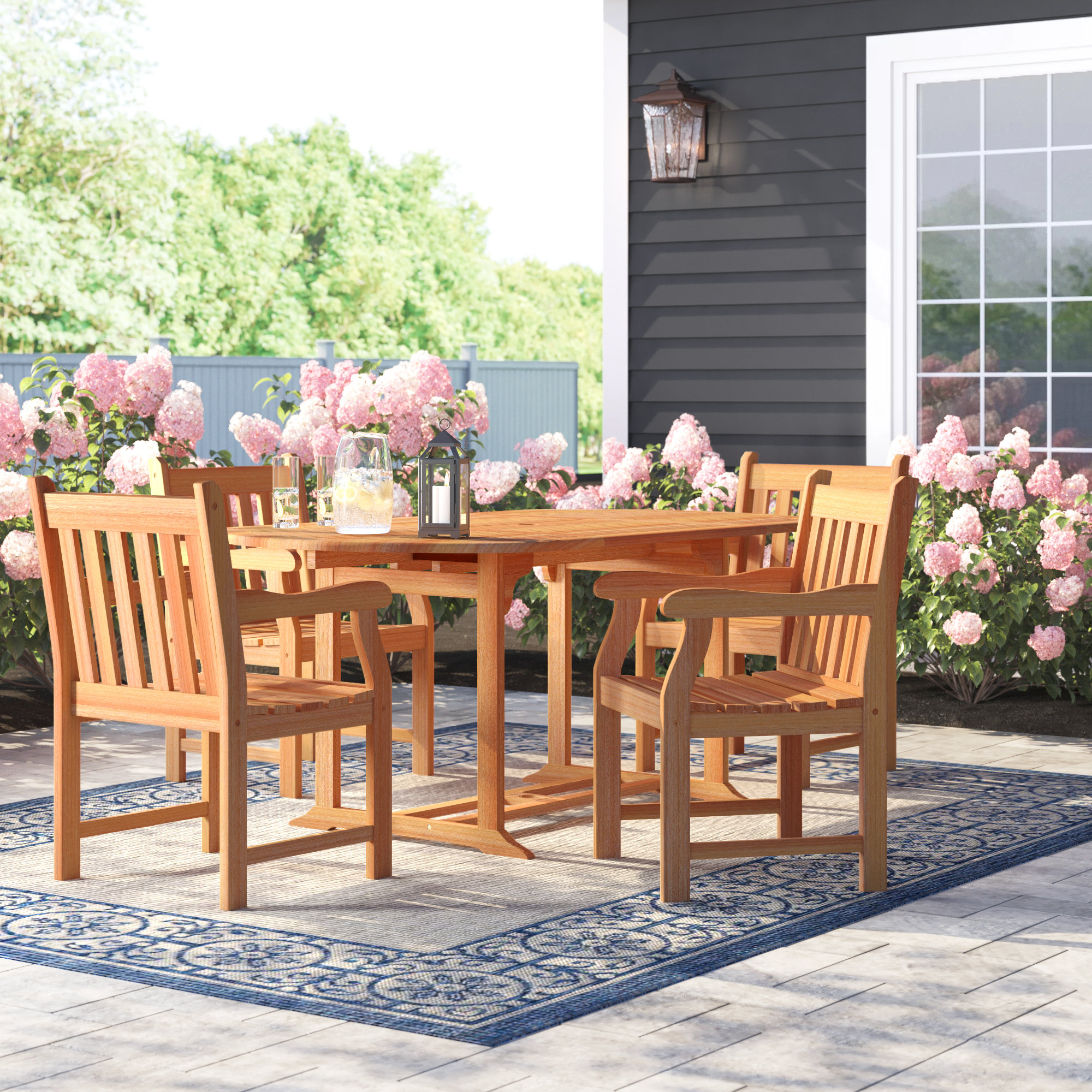 Beachcrest Home Amabel 7 Piece Dining Set Reviews Wayfair