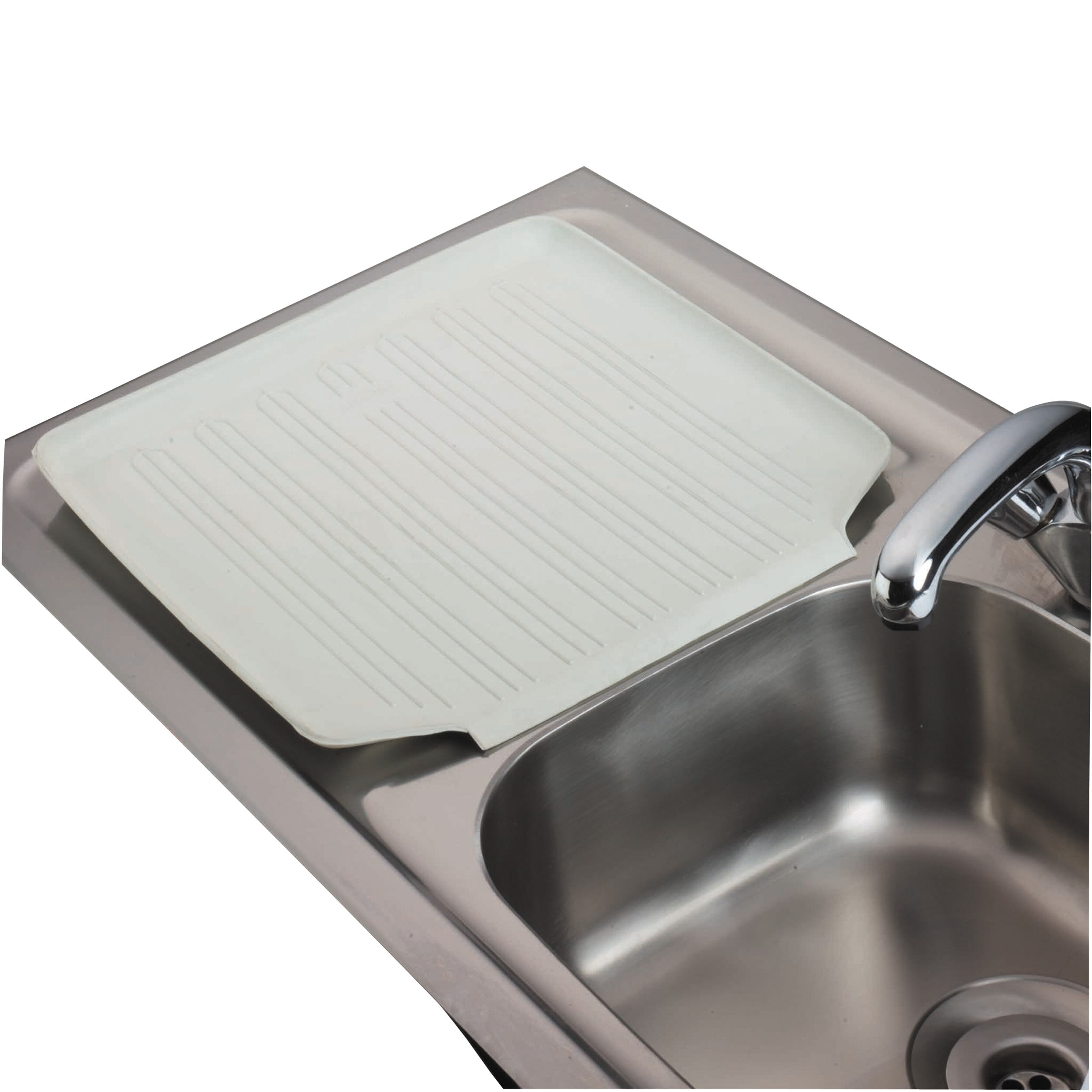 Rubber Non-slip Mat Draining Board Drainer Drying Pad Kitchen Sink Pad UK