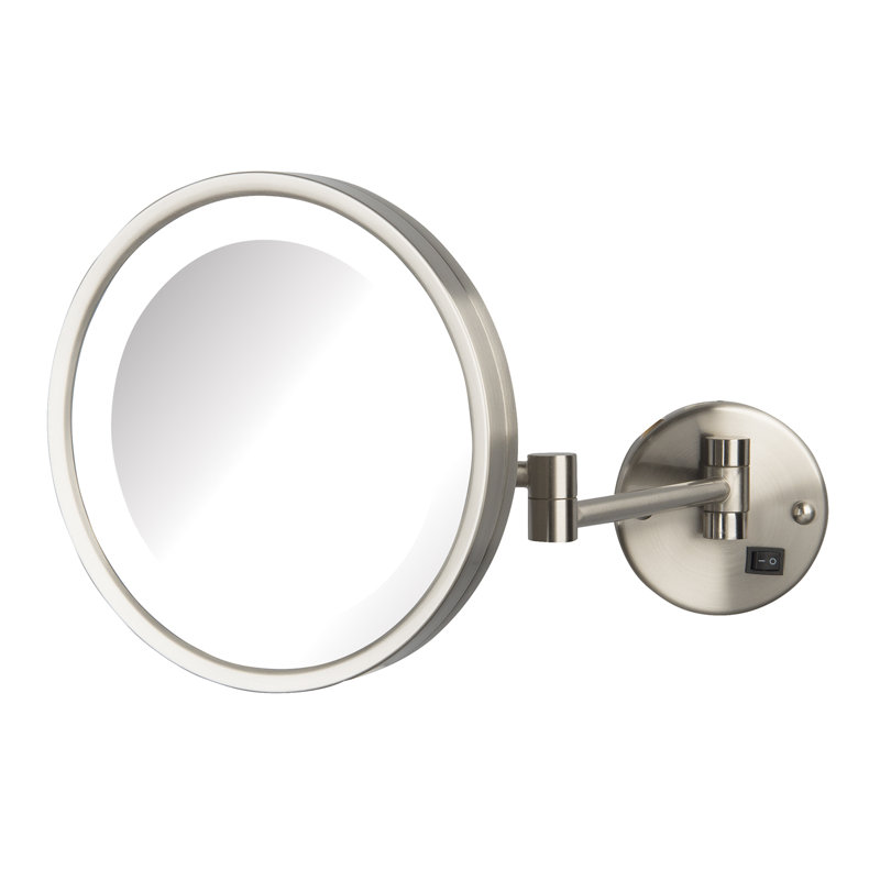 Charlton Home Chong Led Lighted Direct Wire Makeup Shaving Mirror Wayfair