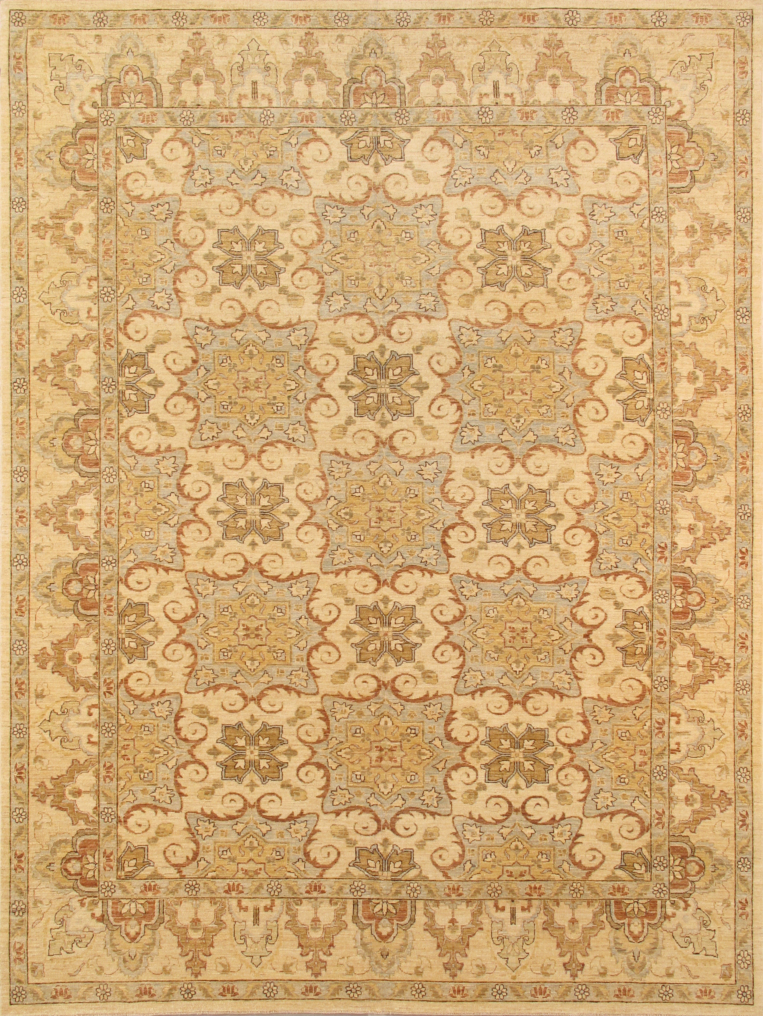 Pasargad Ferehan Hand Knotted Beige Area Rug Wayfair