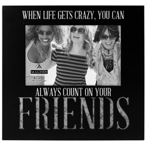 Count On Friends Galvan Picture Frame
