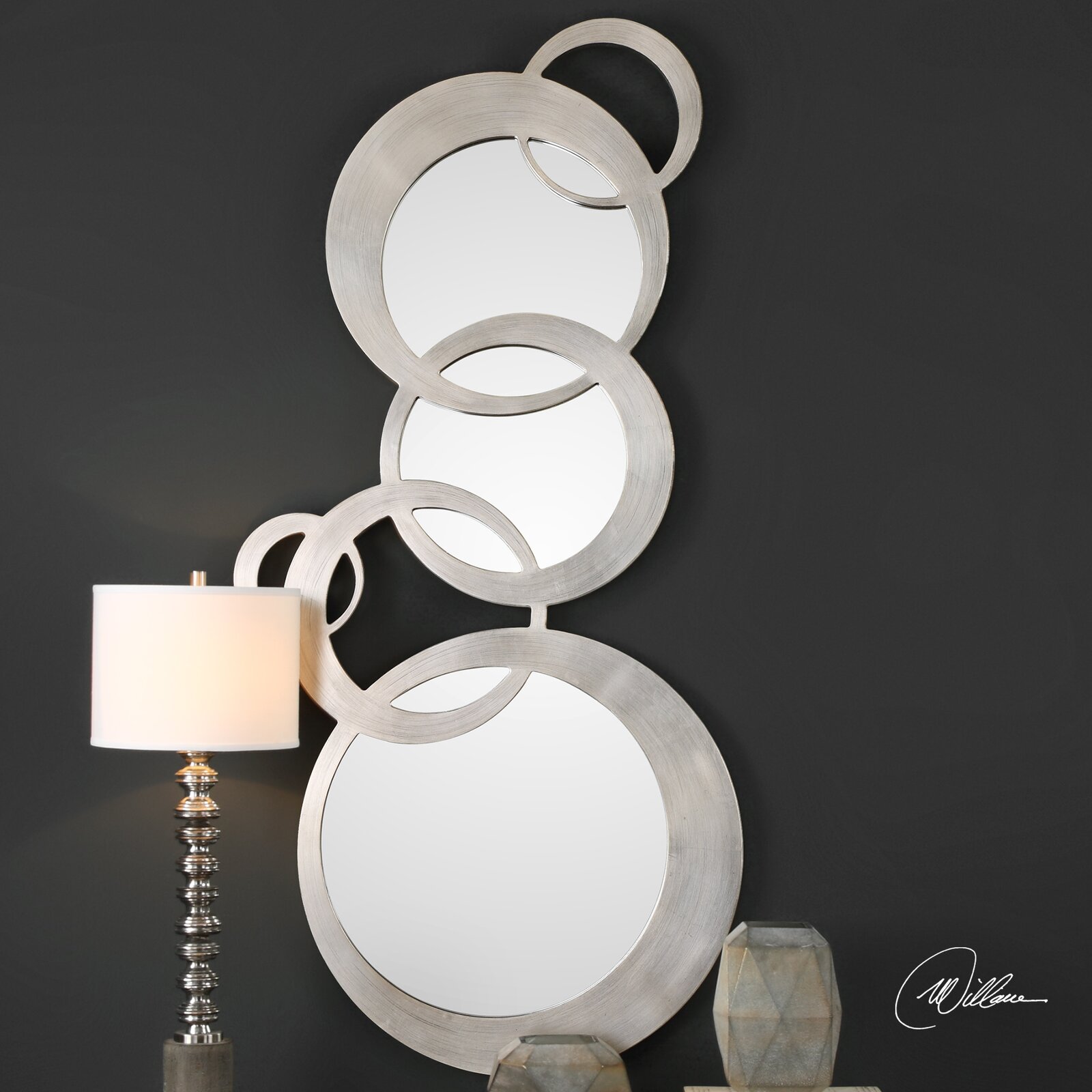 Ponticus Odiana Rings Modern & Contemporary Accent Mirror