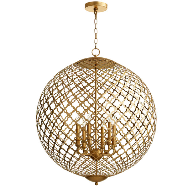 6 Light Unique Statement Globe Perigold