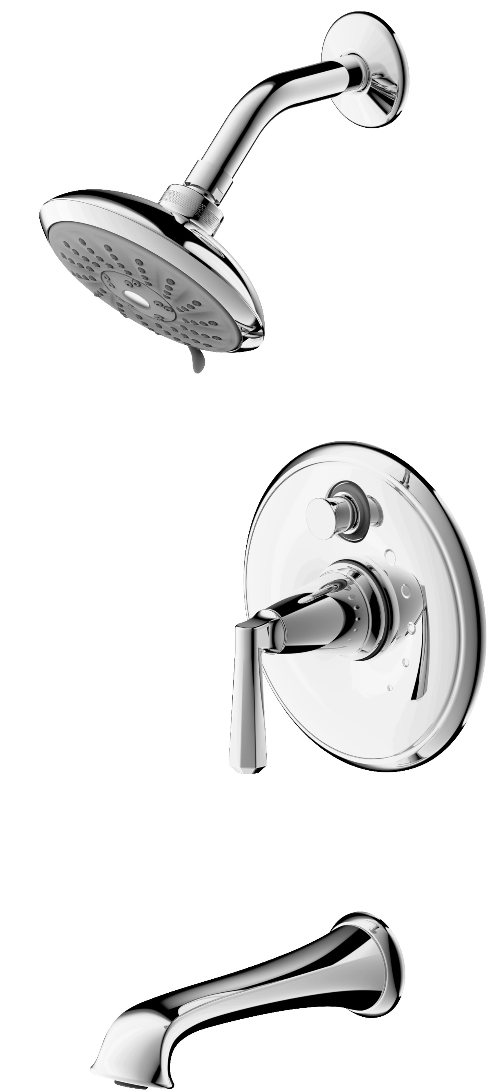Ultra Faucets Z Single Handle Tub And Shower Faucet With Trim